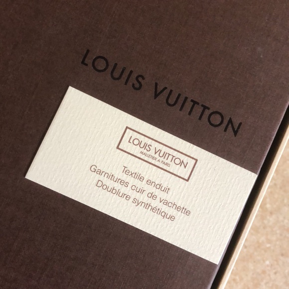 Authentic LOUIS VUITTON Wallet Box and point of sales card - Picture 3 of 16